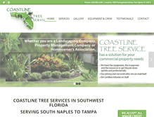 Tablet Screenshot of coastlinetree.com